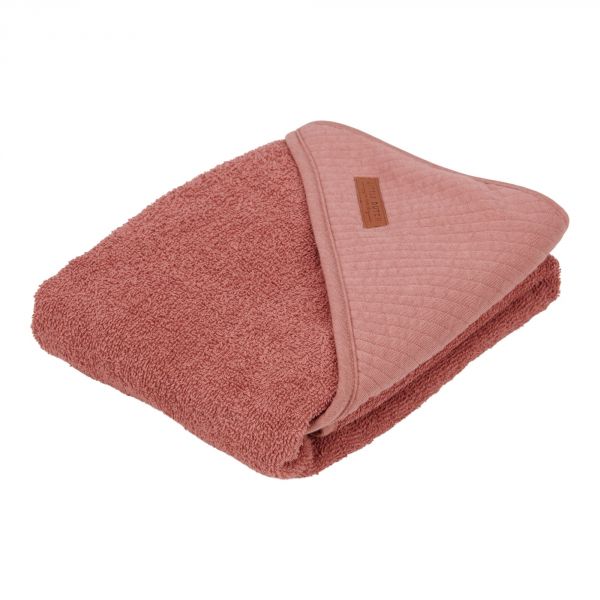 Cape de bain bébé 75x75 cm Pink Blush