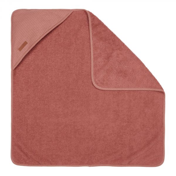 Cape de bain bébé 75x75 cm Pink Blush