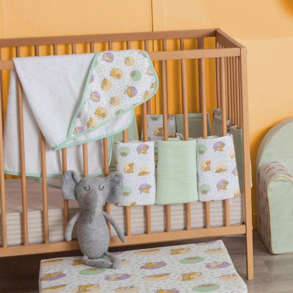 Cape de bain bébé 75x75 cm Le Roi Lion