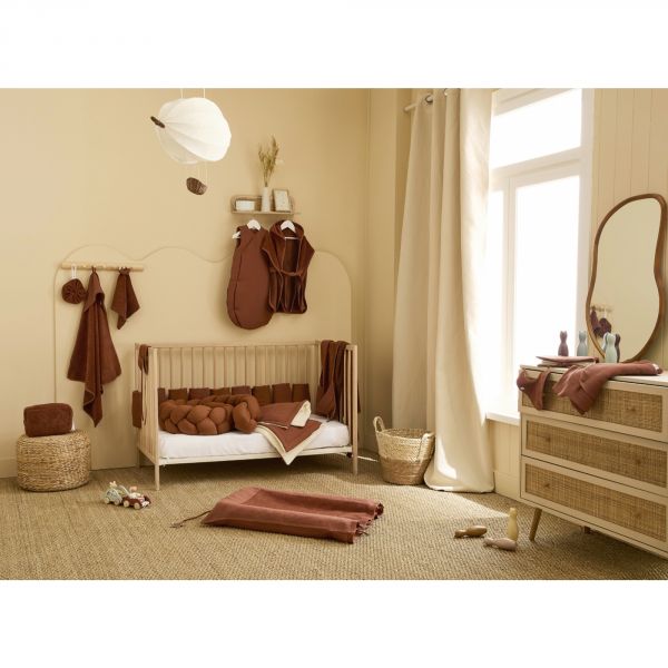 Cape de bain Tablier en bambou - toffee