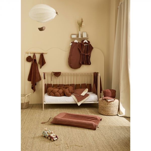 Cape de bain Tablier en bambou - toffee