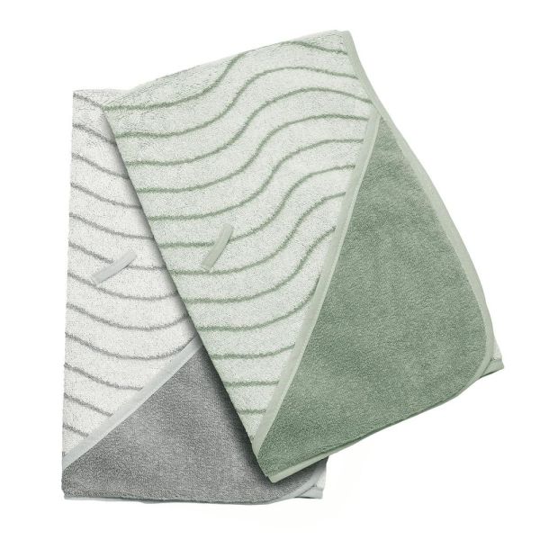 Cape de bain. Woodland. Coton Bio. Gris