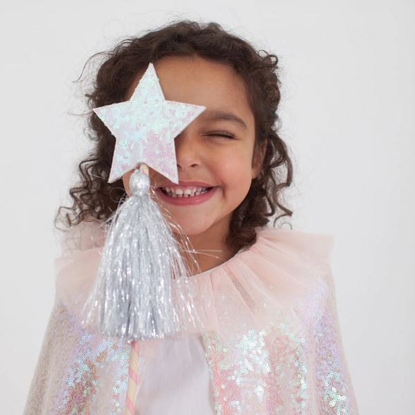 Déguisement cape sequins à paillettes 3-6 ans