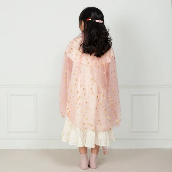 Déguisement cape en tulle rose 3-6 ans