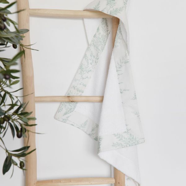 Cape de bain Feuillage Vert