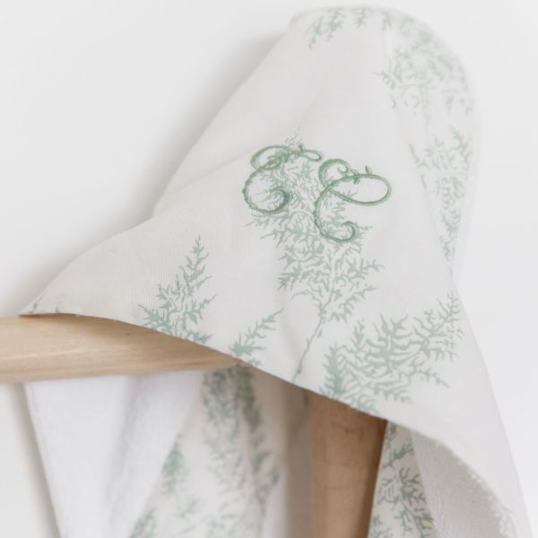 Cape de bain Feuillage Vert