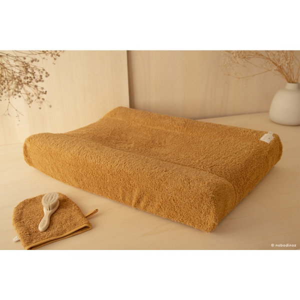 Housse de matelas à langer Calma Éponge caramel