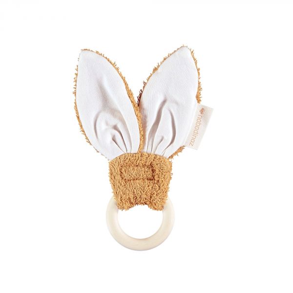 Anneau de dentition bois Bunny So cute caramel