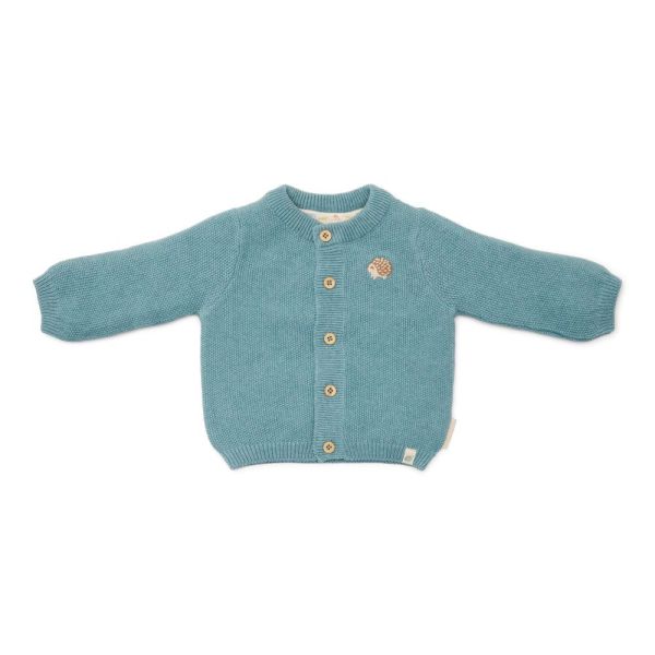 Cardigan tricoté - Baby Blue - 6/9 mois