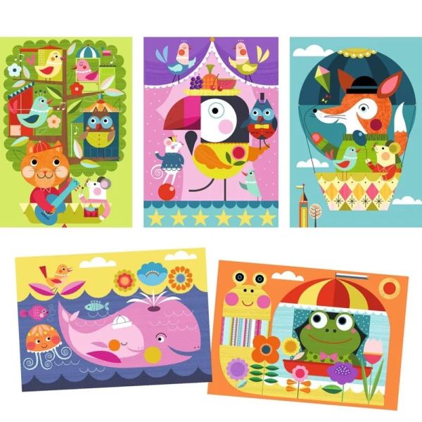 5 cartes à gratter pour enfants C'est rigolo à découvrir