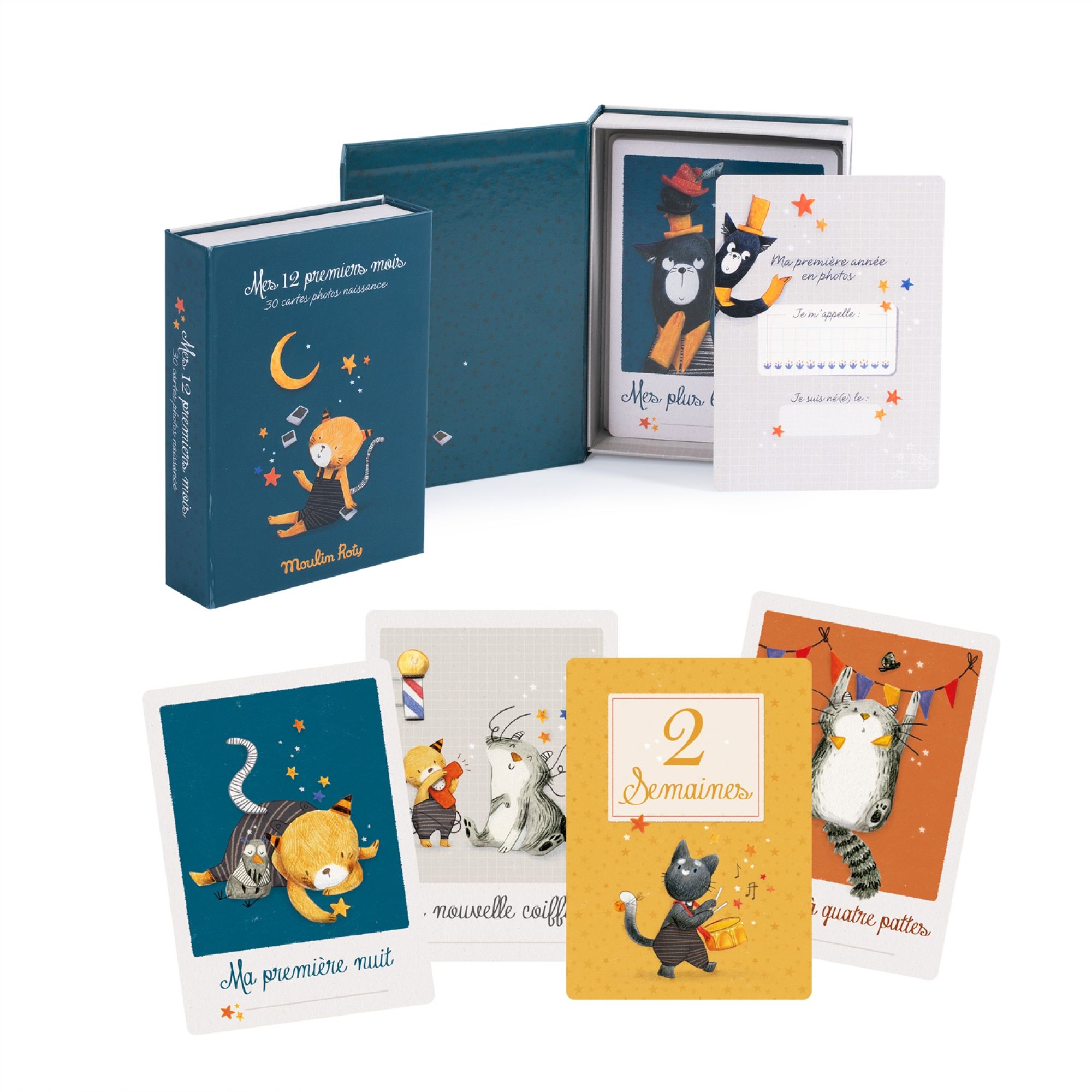 Kit premiers mois de bébé (12 cartes)