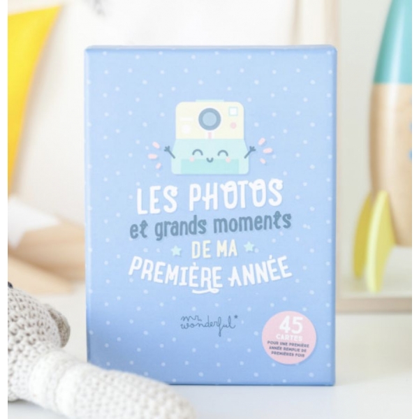 Cartes pour bébé Les photos de ma première année