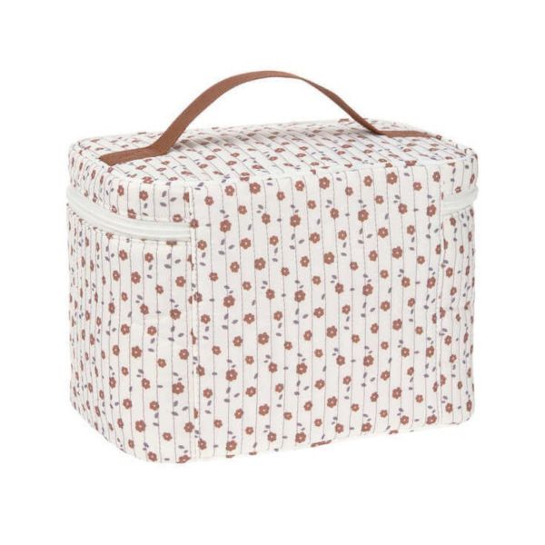 Trousse de toilette bébé - Fleurs blanc White