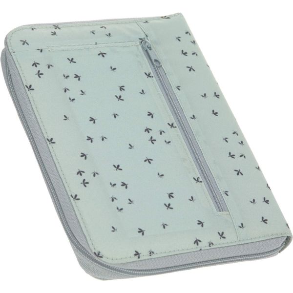 Protège carnet de santé - Floral menthe Mint