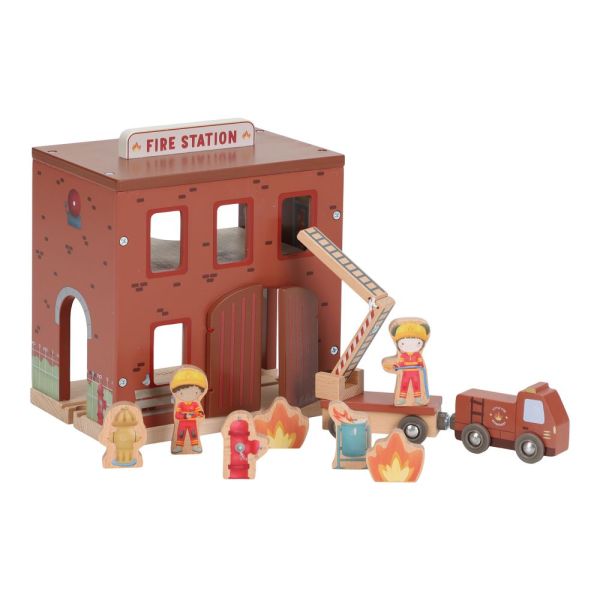 Caserne de pompiers en bois FSC
