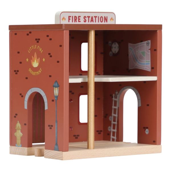 Caserne de pompiers en bois FSC