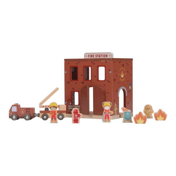 Caserne de pompiers en bois FSC