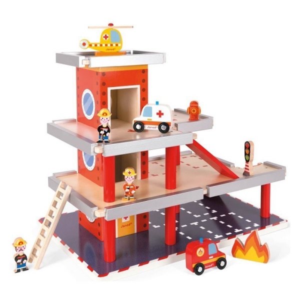 Caserne de pompiers en bois