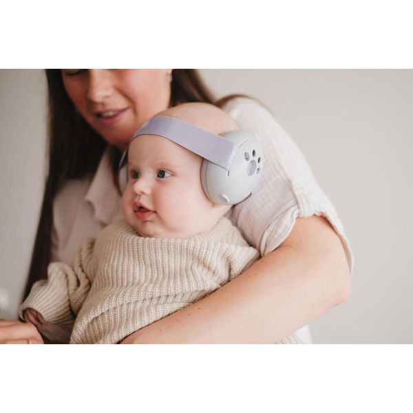 Casque anti-bruit pour bébé Gris