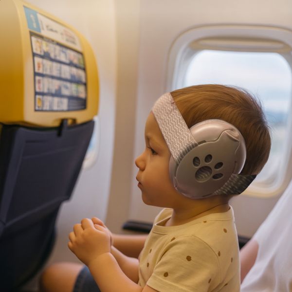 Casque antibruit évolutif bébés et enfants beige