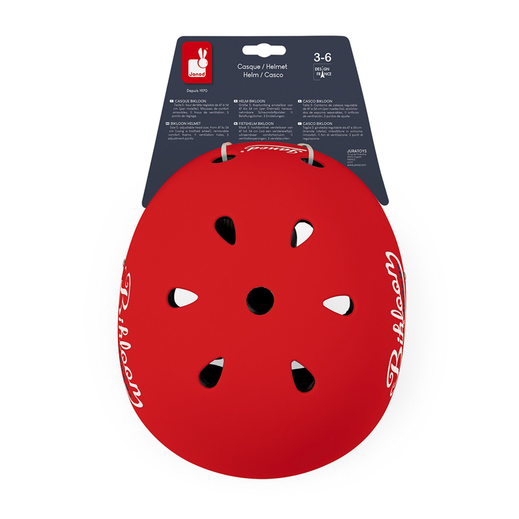 Casque De Vélo Enfant Coccinelle ROUGE NAKAMURA