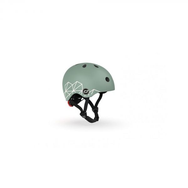 Casque pour enfant taille XS lifestyle lignes vertes