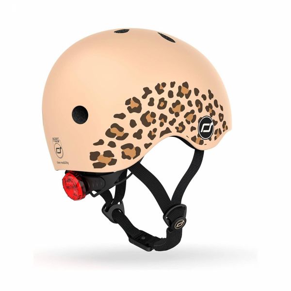 Casque pour enfant taille XS lifestyle leopard