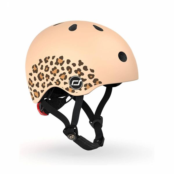 Casque pour enfant taille XS lifestyle leopard