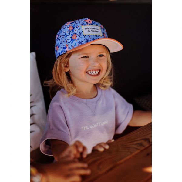 Casquette enfant 2-5 ans champêtre violet/rose