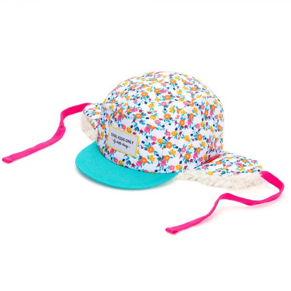 Casquette enfant moumoute Flowers 3-6 ans