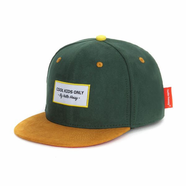 Casquette enfant Suede Dark Green 2-5 ans