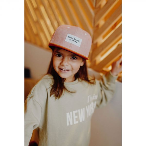 Casquette enfant Suede Old Pink 2-5 ans