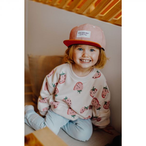 Casquette enfant Suede Old Pink 2-5 ans