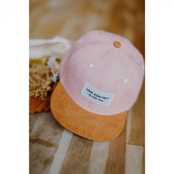 Casquette enfant Suede Old Pink 2-5 ans