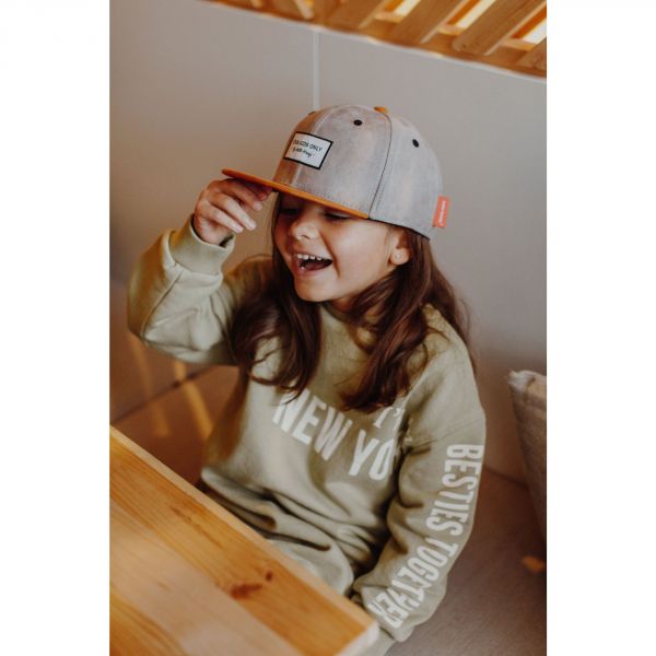 Casquette enfant Suede Street Grey 2-5 ans