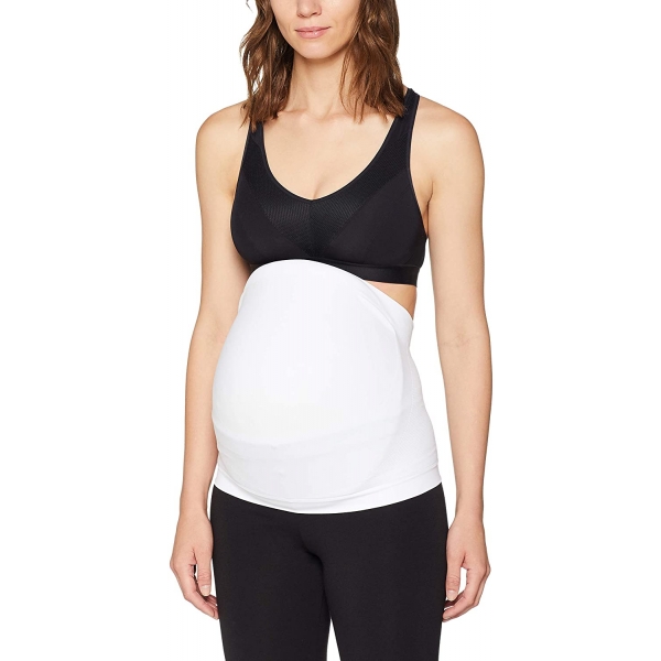 Ceinture de grossesse Taille unique Blanc