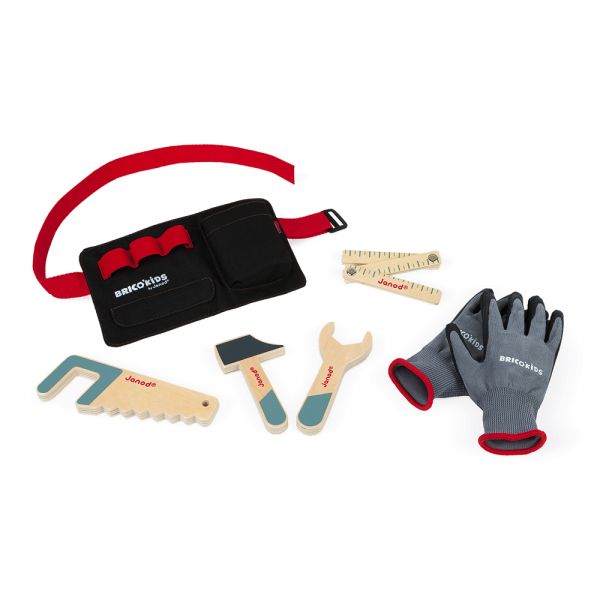 Set de bricolage ceinture, outils & gants Brico'Kids