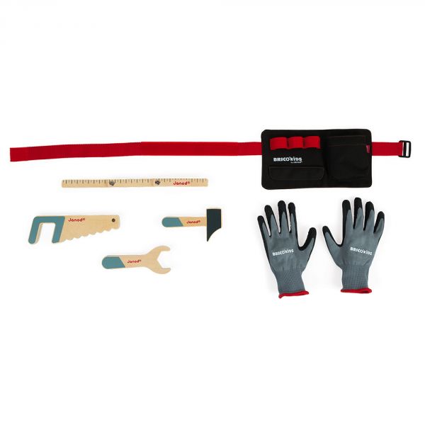 Set de bricolage ceinture, outils & gants Brico'Kids