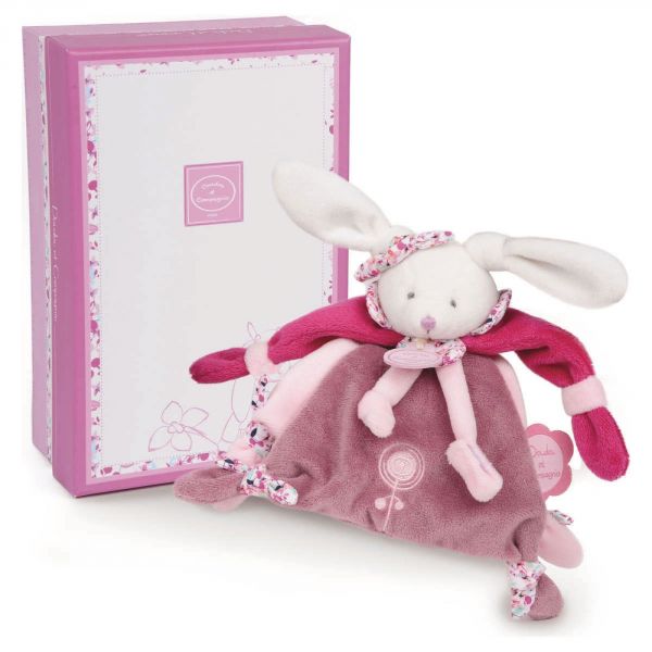 Doudou attache sucette Cerise