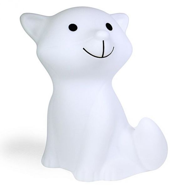 Veilleuse César musicale et rechargeable - Blanc