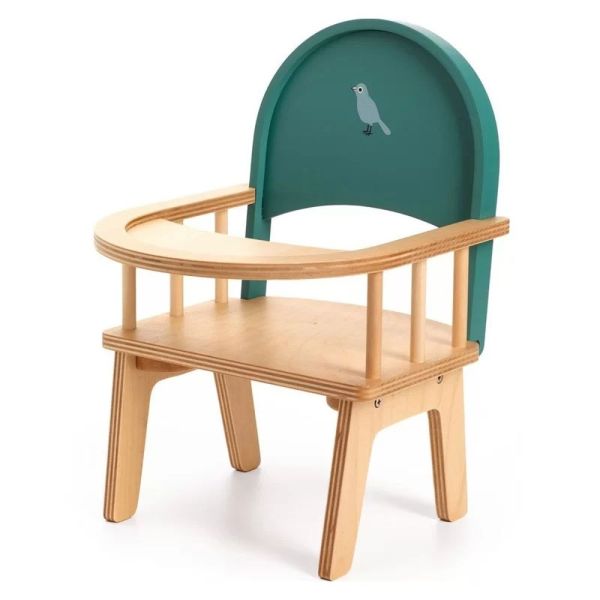 Chaise à barreaux pour poupée Poméa