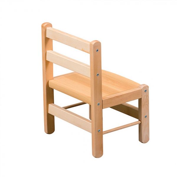 Petite chaise basse enfant Louise Vernis naturel