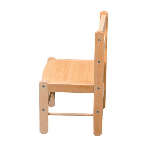 Petite chaise basse enfant Louise Vernis naturel