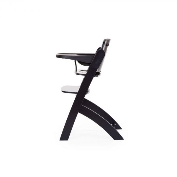 Chaise évolutive Evosit + tablette noir