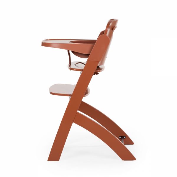 Chaise haute évolutive Evosit Rust avec tablette