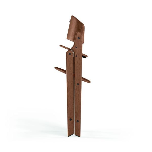 Chaise haute pliante évolutive Click & Fold All Natural Dark