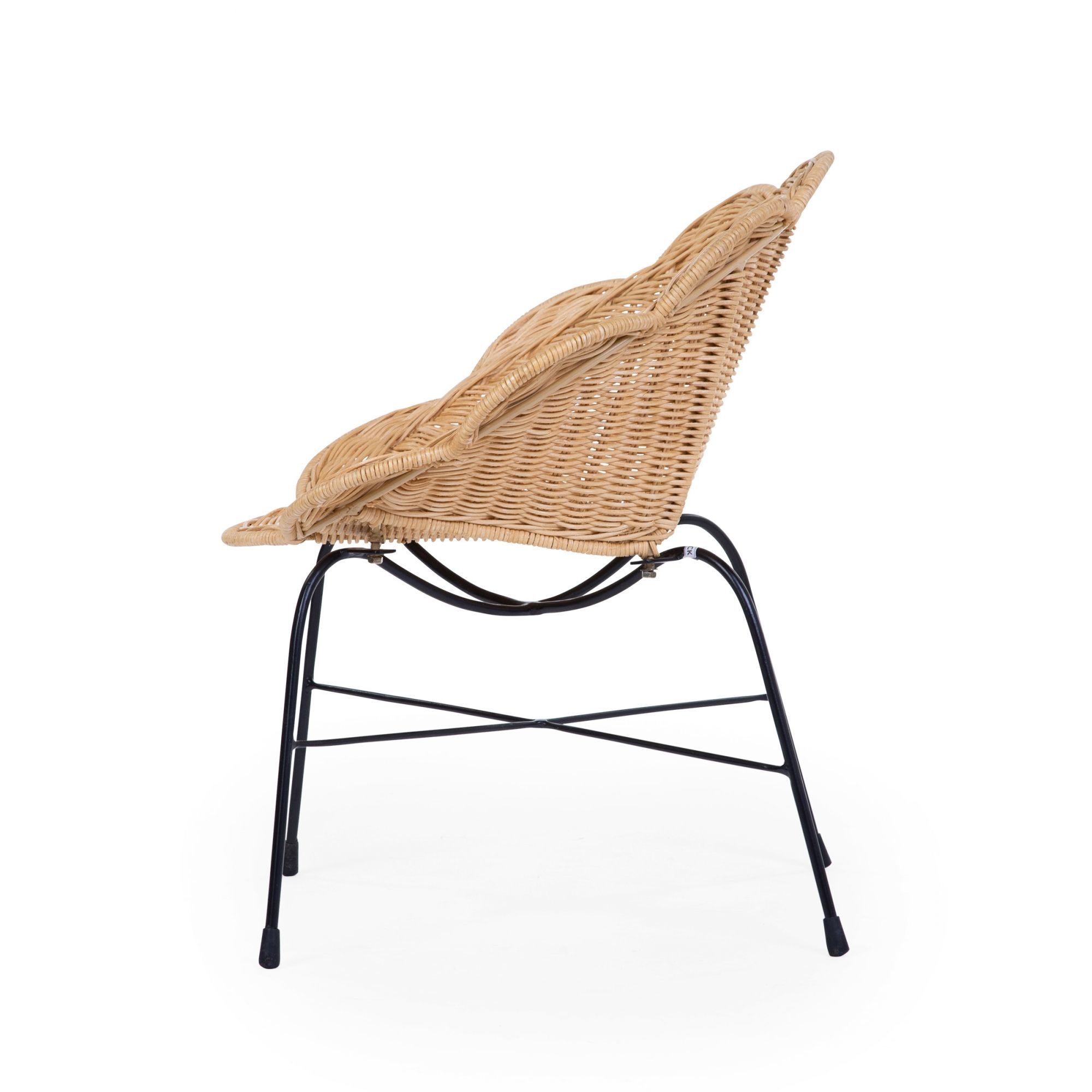 Chaise d'enfant fleur en rotin de Childhome