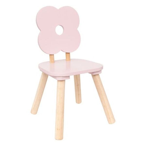 Chaise enfant Douceur fleur Rose