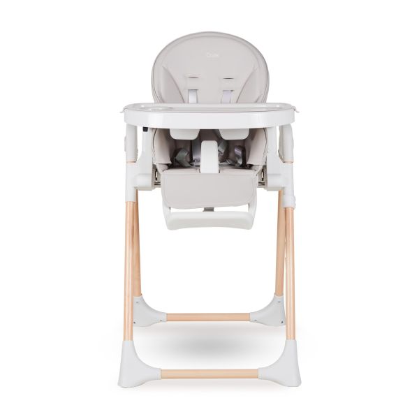 Chaise haute enfant Papum - Blanc / Naturel