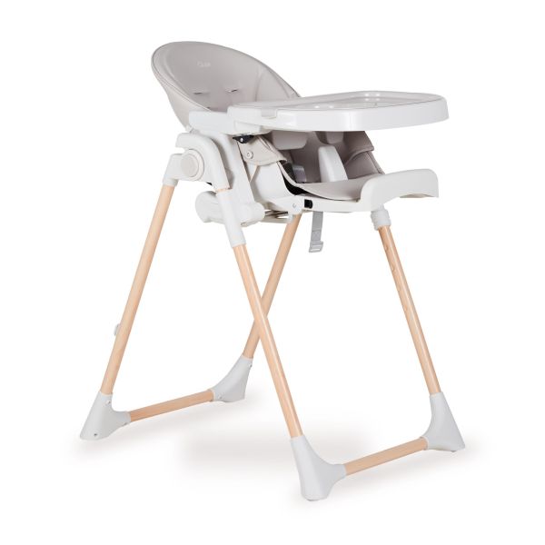 Chaise haute enfant Papum - Blanc / Naturel